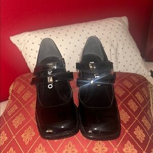 Nodaleto
square-toe 50mm leather pumps